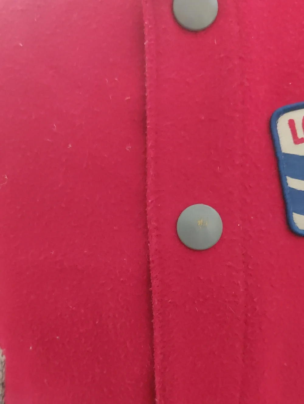 Gymboree Boys 2t-3t Bright Red Kids Varsity Jacket London Patch Y2K Cottagecore